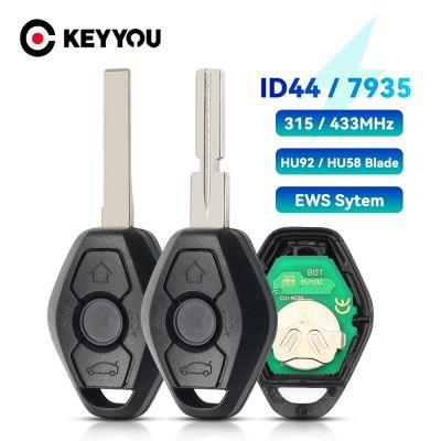 }{: -- “KEYYOU 3ปุ่มกุญแจรถยนต์รีโมทสำหรับ BMW X3 X5 Z3 Z4 E38 E39 E46 1/3/5/7ชุดระบบ ID44ชิปเครื่องส่งสัญญาณเข้าไร้กุญแจ