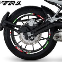 NEWFor Benelli TRK 502 TRK502 Trk502รถจักรยานยนต์ขอบสติ๊กเกอร์สะท้อนแสงล้อรูปลอก17 ″ Hub ลายอุปกรณ์เทปกันน้ำ