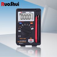 ZZOOI RuoShui Brand Mini Multimeter Auto Range Voltage Resistance Capacitance Tranistor Gauge Foldable Digital Tester