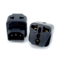 【lz】✢  2 em 1 iec 320 c14 macho para c13 fêmea adaptador de energia pdu/ups c13 feminino universal au/eua/reino unido/ue plugue de conversão especial