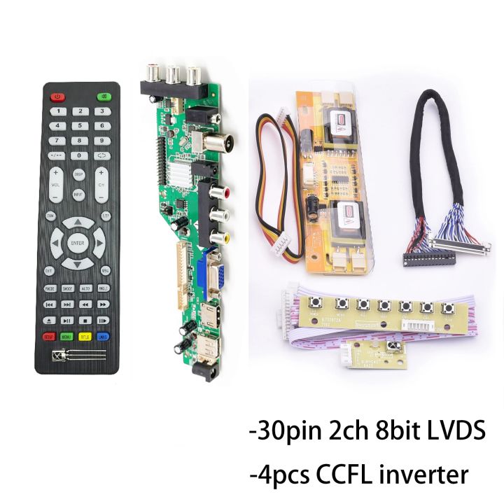 zs-d3663lua-a81-dvb-t2ทีวีดิจิตอล-t-c-ขนาด15-32นิ้วตัวควบคุมทีวี-led-สากลบอร์ดขับสำหรับ2ch-30pin-8บิต