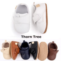 Thorn Tree NewbornBaby เด็กผู้หญิงเด็กผู้ชายรองเท้าผ้าใบ PU พื้นนุ่มสบายๆน่ารักพื้นรองเท้าเด็กทารกรองเท้าใส่เดิน