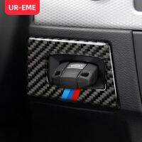 Carbon Fiber Car Interior Cover Trim Ignition Switch Sticker For BMW E90 E91 E92 E93 3 Series Touring 2005-2012 Accessories