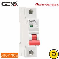 GEYA GYM8 1P Mini Circuit Breaker 6A 10A 16A 20A 25A 32A 40A 50A 63A 220V/400V MCB C Curve with CE CB SEMKO Certificate