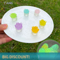 ?【Lowest price】TANG ของเล่นเรซินจำลองขนาดเล็กเรืองแสงตกแต่งกระถางดอกบัวประดิษฐ์เครื่องประดับ DIY พวงกุญแจการ์ตูนเครื่องประดับน่ารัก