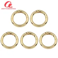 “Always Lower Price” 5pcs Spring Gate O Ring Openable Keyring Bag Belt Strap Dog Chain Buckles