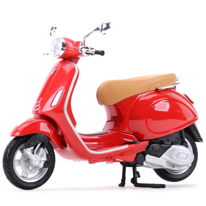 โมเดลรถจักรยานยนต์-maisto-1-12-piaggio-vespa