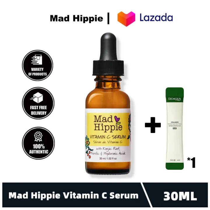 ของแท้ 💯 พร้อมส่ง Mad Hippie Vitamin C Serum 30ml วิตามินซี เซรั่ม Lazada.co.th