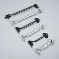 【hot】✧❇☍  1pc Window Catch w/screw 4/6/8 Inch Cabin Door Lock Sliding Buckle Black/Silver 110-205mm Jewelry Latch