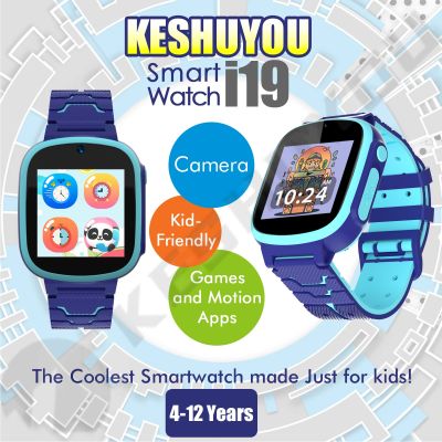 ZZOOI Childrens Smart Watch SOS Games Watch i19 Smartwatch For Kids Photo Video Kids Gift Without SIM Card