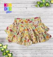 KiddeeCrew กระโปรงกางเกงเด็กผู้หญิง ลายดอกไม้ Floral skirt pants เหมาะสำหรัฐอายุ 1 - 10 ปี