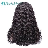 Synthetic Lace Front Wigs for Black Women Water Wave Wigs PerisModa Long Black Hair Extensions Heat Resistant Fiber Cheap Wigs ของขวัญ ของขวัญ