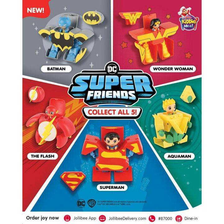 Jollibee Kiddie Toy DC Super Friends 2023 | Lazada PH