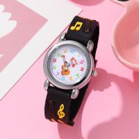 Kids Fashion Watches Cartoon Watches Pink Silicone Quartz Wristwatch Birthday Gift Girl Boy Children Study Time Girl Watch Clock Cups