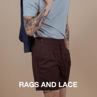 Rags and Lace [Shorts] กางเกง Gurkha ผ้า cotton สี Brown