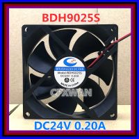 1ชิ้น BDH9025S 24โวลต์0.20A 9025 9ซม. เครื่องเชื่อมต่ออินเวอร์เตอร์พัดลมทำความเย็น90*90*25มม.