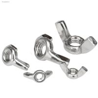 ▥∋ 5pcs M3 M4 M5 M6 M8 Wing Nut Din 315 304 Stainless Steel Hand Tighten Nut Butterfly Nut