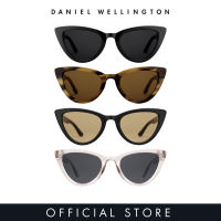 Daniel Wellington Eyewear Sunglasses - Lynx Bio-acetate Black / Brown Demi Amber - EF(Eastern Fit) - DW - Fashion accessories - Unisex Sunglasses for women and men