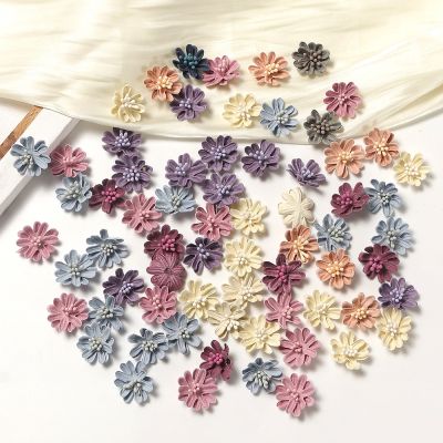 [AYIQ Flower Shop] 10/20ชิ้นผ้าไหมปลอมดอกไม้ประดิษฐ์2ซม. สำหรับของตกแต่งในงานแต่งงานการตกแต่งบ้านอุปกรณ์พวงมาลัยงานฝีมือแบบทำมือ