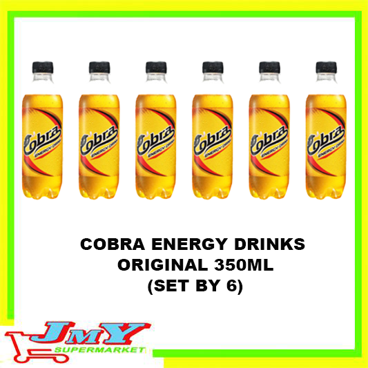 JMY COBRA ENERGY DRINK ORIGINAL ORANGE 350ML (SET BY 6 ) Lazada PH