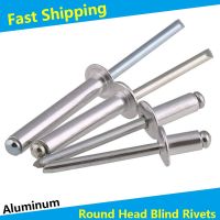 〖Maximus metals〗อลูมิเนียมโดมหัวกลมป๊อปเปิดกลวงดึงตาบอด Rivets สายฟ้าหยดตนเองเสียบ Rivet ตกแต่งเล็บกัด