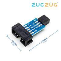 【Limited edition】 1Pcs 10 Pin To 6 Pin Adapter Board สำหรับ AVRISP MKII USBASP STK500