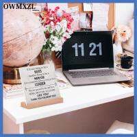 OWMXZL อะคริลิค/ ไม้ อุปกรณ์ตกแต่งโต๊ะ สีขาวขาว 5.95.9นิ้วค่ะ งานหัตถกรรมไม้ ง่ายต่อการติดตั้ง เครื่องประดับโต๊ะตั้งโต๊ะ ลีดเดอร์