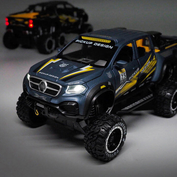 ใหม่128-x-class-exy-6x6ยางรถยนต์รุ่นแม็กซ์-die-cast-โลหะของเล่นรถออฟโรดด้วยเสียงและแสงของที่ระลึกคอลเลกชันสำหรับเด็ก