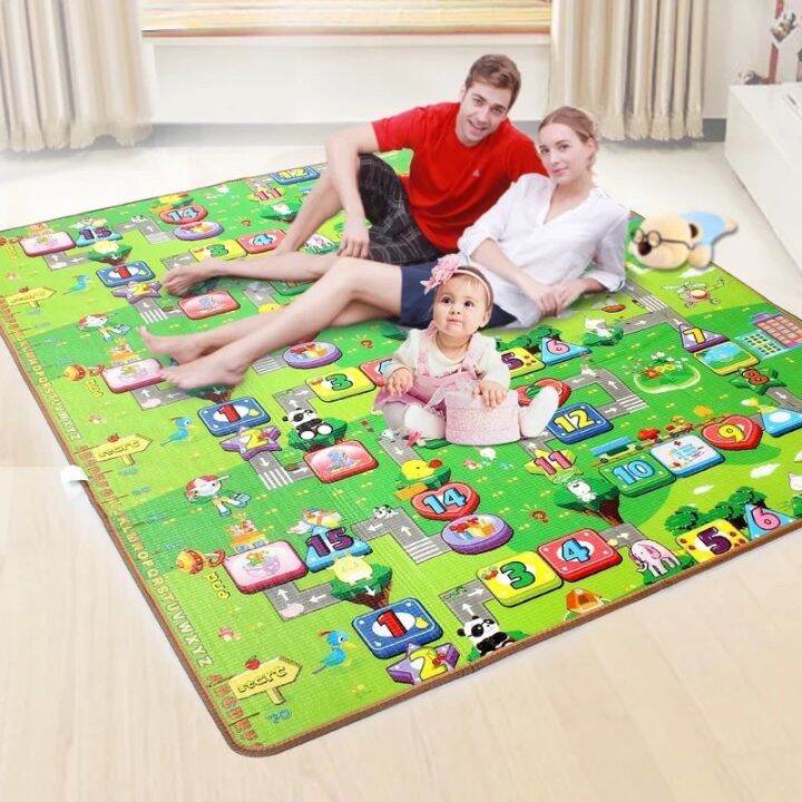 Big size Doublesided pattern Kids playmat/ Baby crawling mat 200cm×