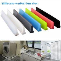 1m Silicone Shower Door Dam Water Stopper Collapsible Shower Threshold Water Barrier For Bathroom Kitchen Water Blocking Strip