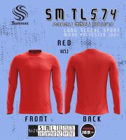 เสื้อคอกลม แขนยาว Summax SM-TL574 สีแดง