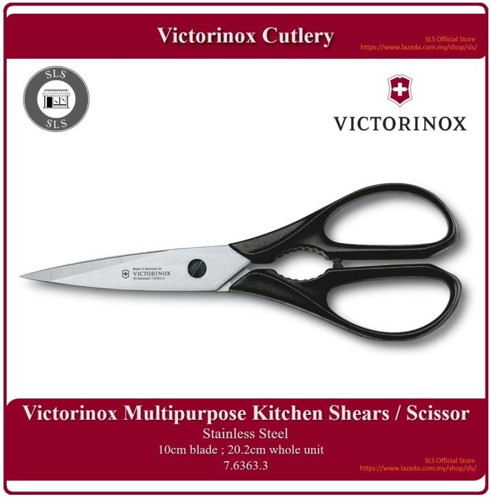 Victorinox Multipurpose Kitchen Shears in black - 7.6363.3