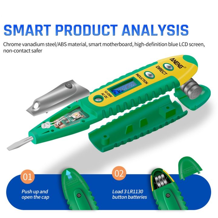 non-contact-digital-test-pencil-tester-electrical-voltage-detector-pen-lcd-display-screwdriver-ac-dc-12-250v-electrician-tools