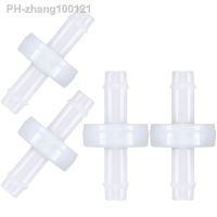 4Pcs Check Valve PVDF Wear-Resistant One-Way Check Valve For Fuel Gas Liquid Air 1/4 Inch 6 Mm