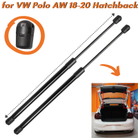 จำนวน (2) Trunk Struts สำหรับ Volkswagen VW Polo MK6 AW Hatchback 2018-2020ด้านหลัง Tailgate Boot Lid Lift สนับสนุน Strut Bar Shock Prop