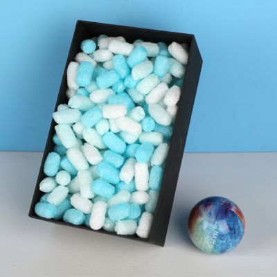 Colorful Styrofoam Foam for DIY Craft Water Soluble Bio Tube Recycled Packing Peanuts Biodegradable Bubble Filler