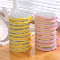 5/10PCS 2.5cm Thick Side Dishwashing Sponge Dish Washing Pan Pot Sponges Household Cleaning Reusable