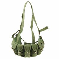 tomwang2012. CHINESE MILITARY TYPE 56 SEMI AMMO CHEST-RIG BANDOLIER POUCH SKS 7.62 10 Pocket MILITARY WAR COLLECTION