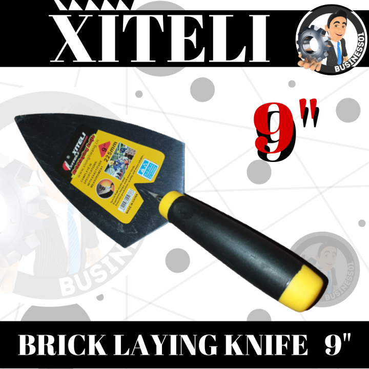 Business01 Xiteli Kutsara Bricklaying Knife 9 Inch Carpenters Tool For