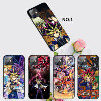 Casing หรับ iPhone 14 13 11 Pro Max 11 Mini 8+ 8 Plus EL10 Anime YuGiOh YU-GI-OH! Pattern Phone เคสโทรศัพท์ อ่อนนุ่ม TPU Shockproof Black ปก