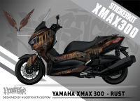 สติ๊กเกอร์สสำหรับติดรถ X-MAX - ลาย Rust