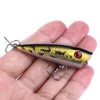 hot！【DT】 HENGJIA 6cm 6.3g Fishing Lures Topwater Floating Bass Sea Pesca Crank Swimbait Wobbler Tackle