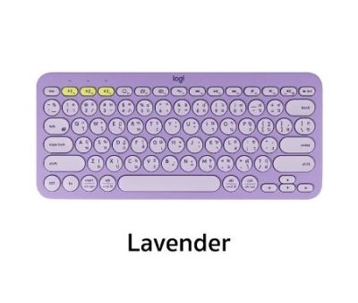 Logitech Keyboard K380 สีใหม่ BLUETOOTH KEYBOAEDEN/TH-SAND  รุ่นใหม่มีภาษาไทยอังกฤษ สีLavender