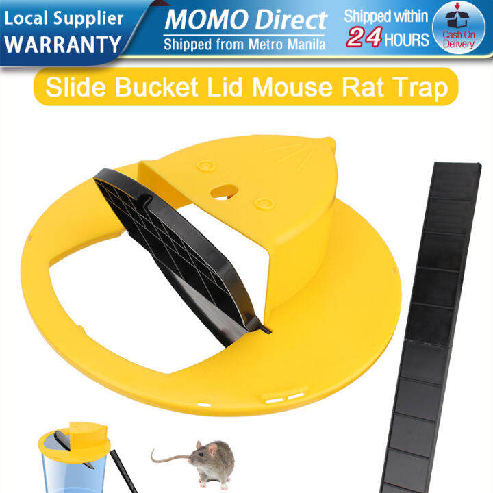 Mouse Trap Flip Sliding Bucket Lid Mousetrap Mouse Fatal Trap Flip N