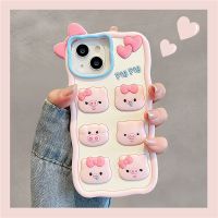 .Suitable For iphone 14 13 12 Pro Max 13promax 14Pro Phone Case Fun and Cute Cartoon Pig Womens Silicone Soft Full Cover Anti Drop 12Pro TPU