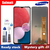 Salmatt หน้าจอ LCD 6.6นิ้วต้นฉบับสำหรับ Samsung Galaxy A13 4G A135F SM-A135F หน้าจอดิจิตอลสัมผัสหน้าจอ LCD สำหรับ A134G Samsung A135 LCD