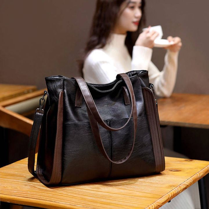 large-capacity-authentic-leather-sheepskin-soft-leather-tote-womens-2021-new-fashion-handbag-shoulder-womens-bag-crossbody-bag-fashion-shoulder-bag-fashion-bag-r-bag-small-bag-casual-bag-messenger-bag