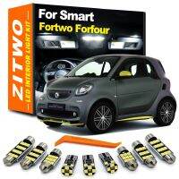 ZITWO LED Interior Light Kit For Smart Fortwo Forfour 450 451 452 453 454 City Coupe Convertible Roadster City-Coupe Crossblade Electrical Trade Tools