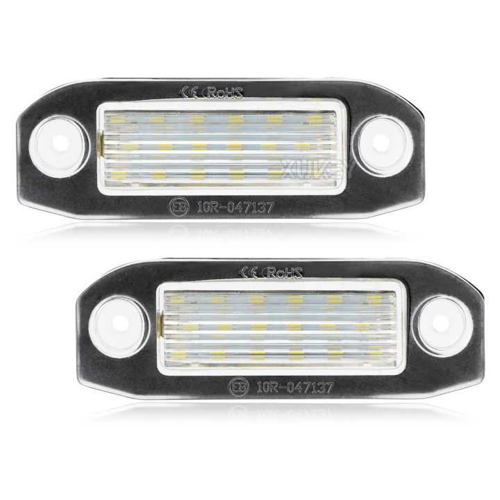 For Volvo C30 XC60 XC70 XC90 S40 S60 LED License Number Plate