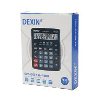 DEXIN CT-9018-120 เครื่องคิดเลข สีดำ 12 หลัก